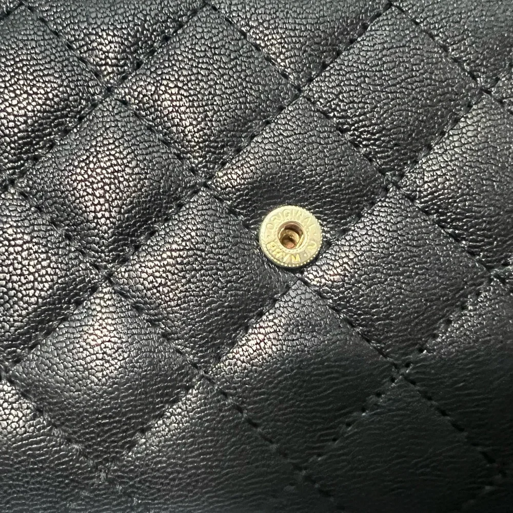 MOSCHINO Women’s Black Compact Wallet